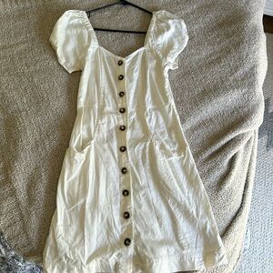 Madewell size 0 summer off white dress